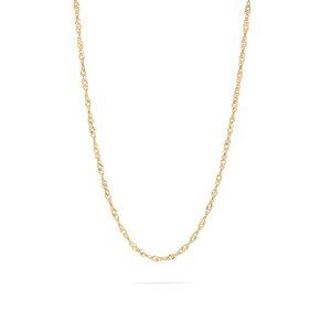 Gold Singapore Chain Necklace 18K Gold PVD, Waterproof & Tarnish-Free Luxury